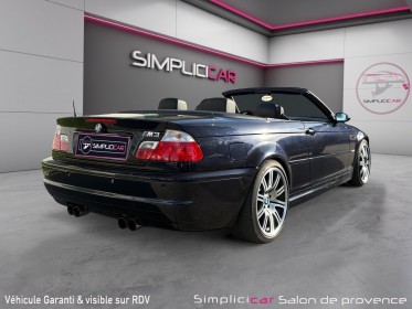 Bmw m3 cab e46 m3 / entretien complet / radars arriÈres / ct ok / rÉvision ok / carrosserie parfaite occasion simplicicar...