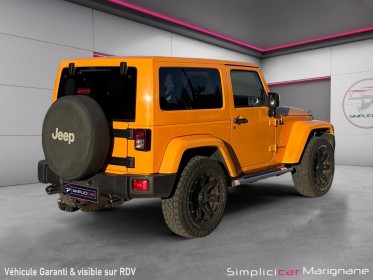Jeep wrangler sahara 3.6 v6 284 ch 4x4 - suivi complet - kit gpl homologuÉ - toit souple  dur - garantie 12 mois occasion...