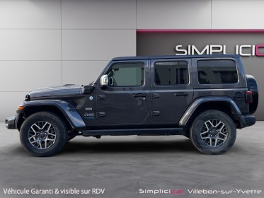 Jeep wrangler unlimited 4xe 380 ch phev 4x4 overland carplay siÈge chauf rÉgulateur adaptatif garantie 12 mois occasion...