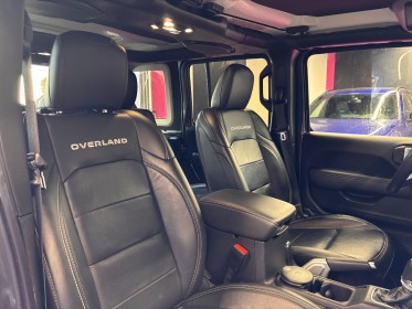 Jeep wrangler unlimited 4xe 380 ch phev 4x4 overland carplay siÈge chauf rÉgulateur adaptatif garantie 12 mois occasion...