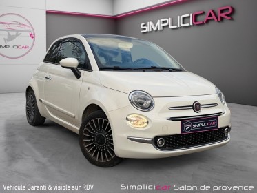 Fiat 500 1.2 69ch lounge - toit panoramique - distribution ok - garantie occasion simplicicar salon de provence simplicicar...