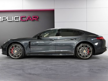Porsche panamera turbo v8 4.0 550 pdk 54 000 euros d'options pack burmester  pack sportdesign roues arrières directrices......