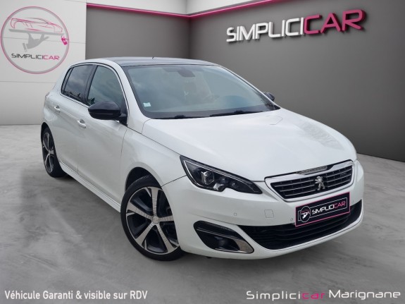 Peugeot 308 1.6 bluehdi 120ch gt line ss  - toit panoramique - radars av / arr - carplay -garantie 12 mois occasion...