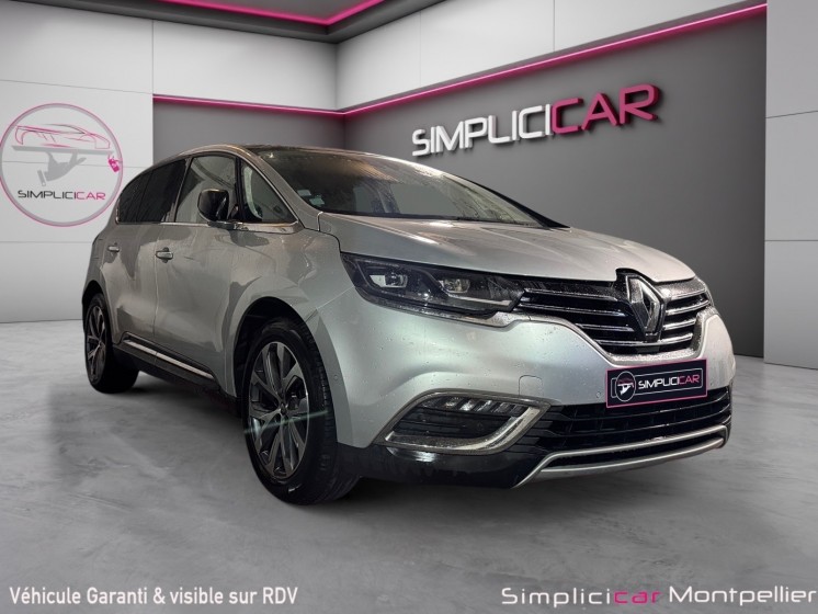 Renault espace v dci 160ch intens edc toit ouvrant carplay caméra hayon électrique garantie 12 mois occasion montpellier...
