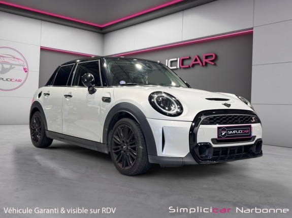 Mini hatch 5 portes f55 lci ii cooper s 178 ch bva7 edition premium garantie 12 mois sièges chauffants keyless carplay...