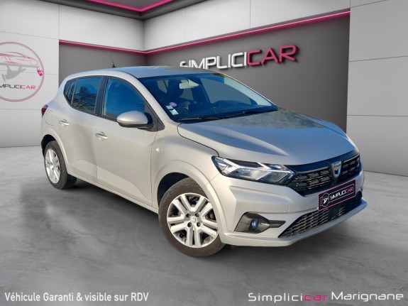 Dacia sandero sce 65 - 22 confort - clim - carplay - garantie 12 mois occasion simplicicar marignane  simplicicar...