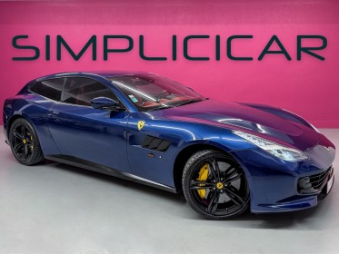 Ferrari gtc4 lusso v12 bleu tour de france - interieur rosso ferrari - sort de revision ferrari - 4 pneus neufs - visible...