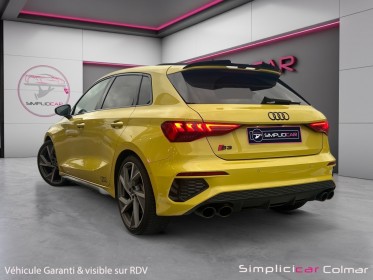 Audi s3 sportback tfsi 310cv s-tronic 7 quattro caméra de recul feux leds jaune python yellow garantie 12 mois occasion...