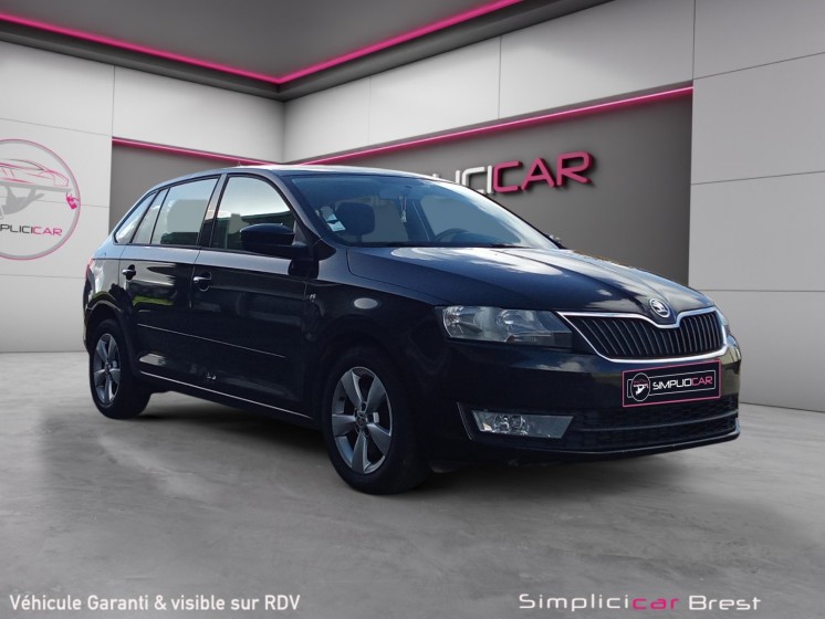Skoda rapid spaceback 1.6 tdi 90 ch cr fap greentec ambition garantie 12 mois occasion simplicicar brest simplicicar...