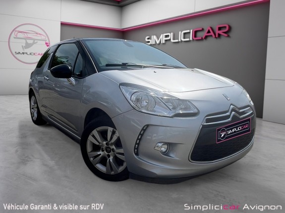 Citroen ds3 100% ethanol ds3 chic vti 82cv / insta flexfuel occasion avignon (84) simplicicar simplicibike france