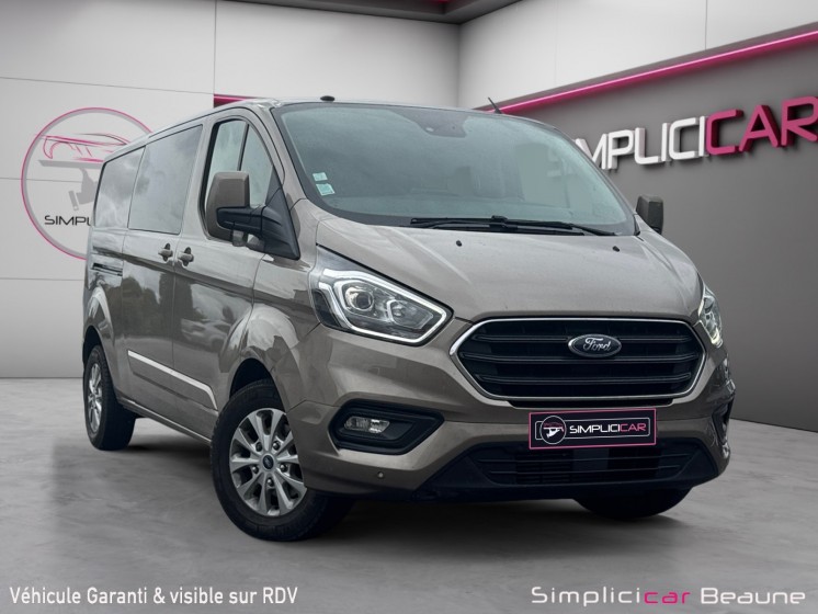 Ford transit custom cabine approfondie 300 l1h1 2.0 ecoblue 170 ss bva limited tva recuperable garantie 12 mois occasion...