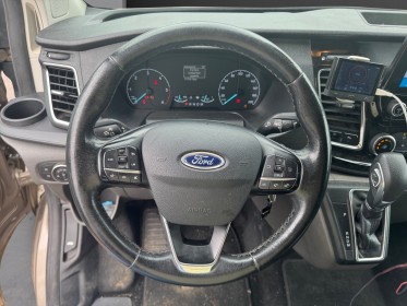 Ford transit custom cabine approfondie 300 l1h1 2.0 ecoblue 170 ss bva limited tva recuperable garantie 12 mois occasion...