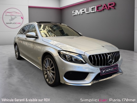 Mercedes classe c break 220 d 9g-tronic fascination 4 matic/entretien a jour/jantes 19/pack amg/garantie 12 mois occasion...