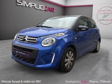 Citroen c1 c1 vti 72 millenium / caméra de recul / garantie 12 mois occasion paris 17ème (75)(porte maillot) simplicicar...