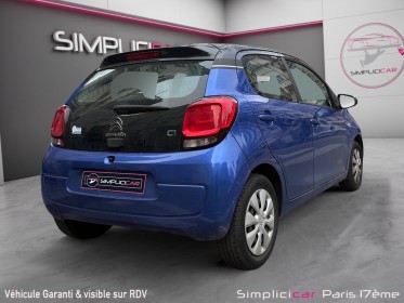 Citroen c1 c1 vti 72 millenium / caméra de recul / garantie 12 mois occasion paris 17ème (75)(porte maillot) simplicicar...