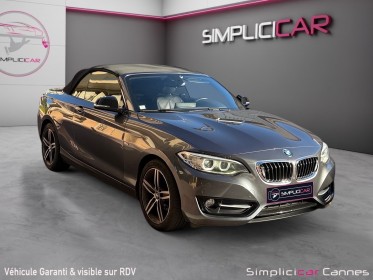 Bmw serie 2 cabriolet f23 218d 150 ch sport a occasion cannes (06) simplicicar simplicibike france