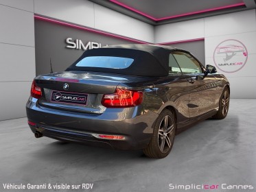 Bmw serie 2 cabriolet f23 218d 150 ch sport a occasion cannes (06) simplicicar simplicibike france