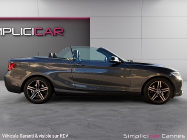 Bmw serie 2 cabriolet f23 218d 150 ch sport a occasion cannes (06) simplicicar simplicibike france
