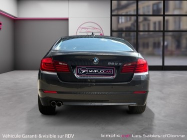 Bmw serie 5 f10 520d 184ch 123g confort a / sieges electriques / interieur cuir /  garantie 12 mois occasion simplicicar les...