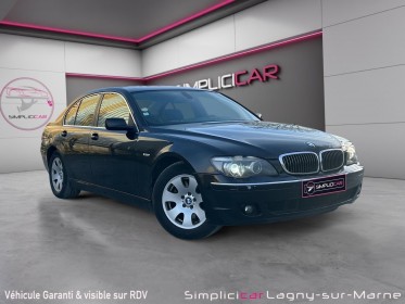 Bmw serie 7 e65/66 730d 231 ch a - sieges electriques en cuir - gps - radars av et ar occasion simplicicar lagny  simplicicar...