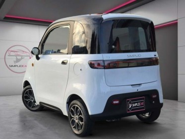 Simplici s1 voiture sans permis 100% électrique occasion simplicicar veauche simplicicar simplicibike france