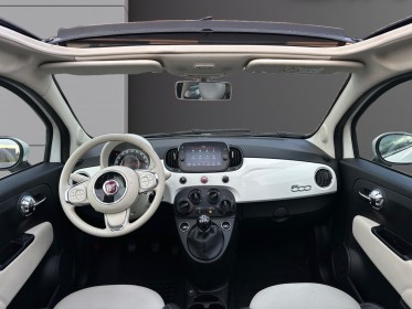 Fiat 500c my22 hybride riva -capote rouge - premiere main - faible km - occasion simplicicar compiegne simplicicar...