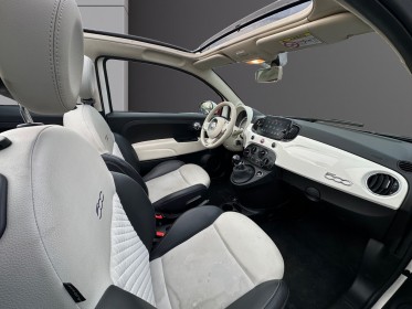 Fiat 500c my22 hybride riva -capote rouge - premiere main - faible km - occasion simplicicar compiegne simplicicar...