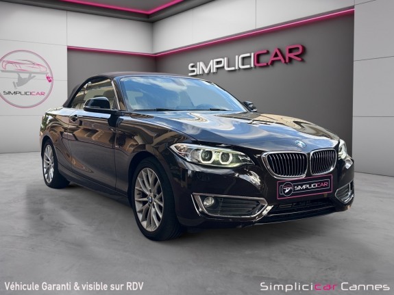Bmw serie 2 cabriolet f23 218i 136 ch luxury occasion cannes (06) simplicicar simplicibike france