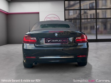 Bmw serie 2 cabriolet f23 218i 136 ch luxury occasion cannes (06) simplicicar simplicibike france