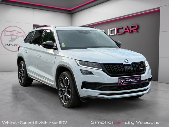Skoda kodiaq 2.0 bi-tdi 240 scr dsg7 4x4 5pl rs occasion simplicicar veauche simplicicar simplicibike france