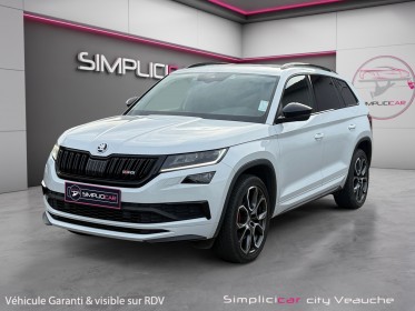 Skoda kodiaq 2.0 bi-tdi 240 scr dsg7 4x4 5pl rs occasion simplicicar veauche simplicicar simplicibike france