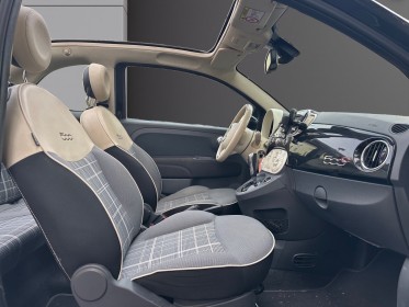 Fiat 500c serie 4 0.9 85 ch twinair ss dualogic lounge / cabriolet occasion cannes (06) simplicicar simplicibike france