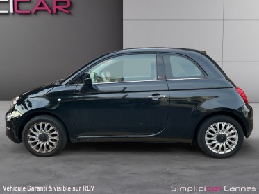 Fiat 500c serie 4 0.9 85 ch twinair ss dualogic lounge / cabriolet occasion cannes (06) simplicicar simplicibike france
