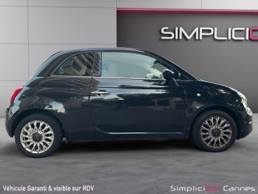 Fiat 500c serie 4 0.9 85 ch twinair ss dualogic lounge / cabriolet occasion cannes (06) simplicicar simplicibike france