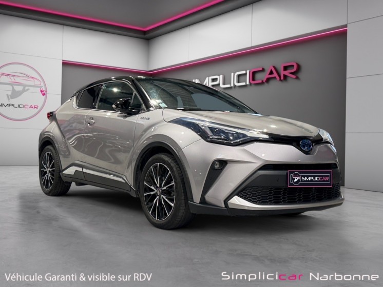 Toyota c-hr hybride mc19 2.0l distinctive 184 ch sièges chauffant carplay garantie 12 mois occasion simplicicar narbonne...