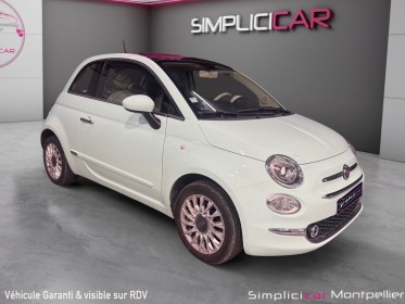 Fiat 500 serie 6 1.2 69ch lounge toit panoramique garantie 12 mois occasion montpellier (34) simplicicar simplicibike france