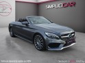 Mercedes classe c cabriolet 220 d 9g-tronic sportline pack amg révisée garantie 12 mois sièges chauffants caméra de recul...