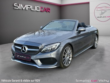 Mercedes classe c cabriolet 220 d 9g-tronic sportline pack amg révisée garantie 12 mois sièges chauffants caméra de recul...