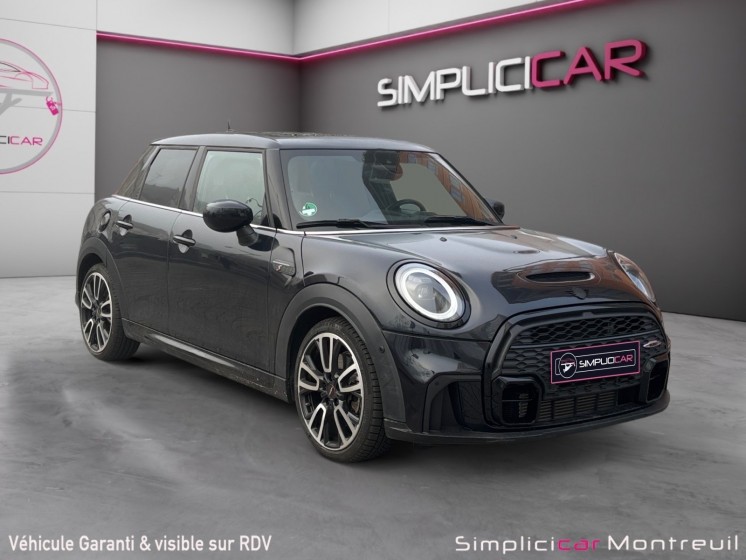 Mini hatch 5 portes f55 lci ii cooper s 178 ch bva7 finition mini yours pack jcw occasion montreuil (porte de vincennes)(75)...