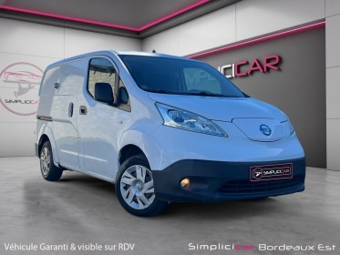 Nissan e-nv200 fourgon electrique optima clim garantie 12 mois occasion simplicicar bordeaux  simplicicar simplicibike france