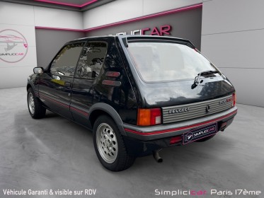 Peugeot 205 1.6 gti occasion paris 17ème (75)(porte maillot) simplicicar simplicibike france