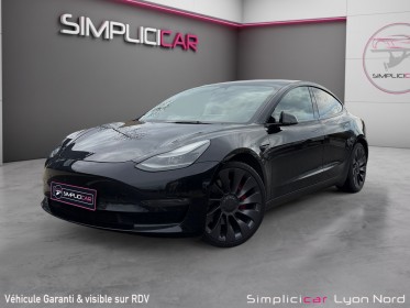 Tesla model 3 performance awd 82 kw sow batterie 95 %  garantie tesla 2030 occasion simplicicar lyon nord simplicicar...