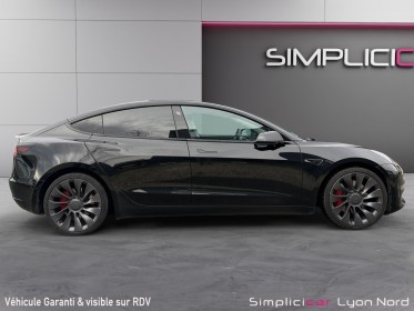 Tesla model 3 performance awd 82 kw sow batterie 95 %  garantie tesla 2030 occasion simplicicar lyon nord simplicicar...