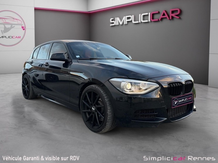 Bmw serie 1 f20 m135 i 6 cylindres , moteur n55 , caméra de recul, sièges chauffants, full cuir, occasion simplicicar...