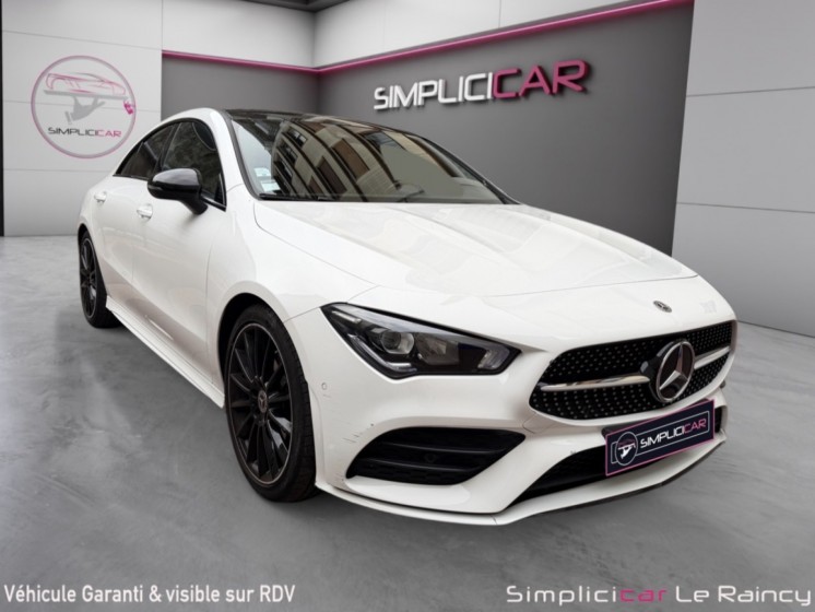 Mercedes cla coupe 200 7g-dct amg line garantie 12mois suivi mercedes  toit ouvrant burmester siège chauffant carplay...