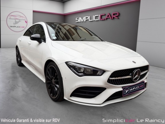 Mercedes cla coupe 200 7g-dct amg line garantie 12mois suivi mercedes  toit ouvrant burmester siège chauffant carplay...