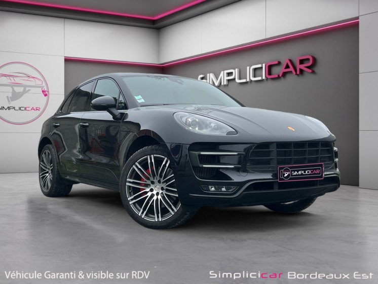 Porsche macan turbo 3.6 v6 400 ch pdk carbone int ext attelage toit ouvrant garantie 12 mois occasion simplicicar bordeaux ...