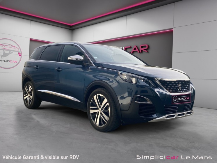 Peugeot 5008 2.0 bluehdi 180ch ss eat6 gt garantie 12 mois occasion simplicicar le mans simplicicar simplicibike france