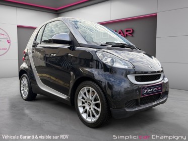 Smart fortwo coupe smart  1.0 84ch passion-climatisation-sièges chauffants -toit panoramique -jantes alu-radio-abs occasion...