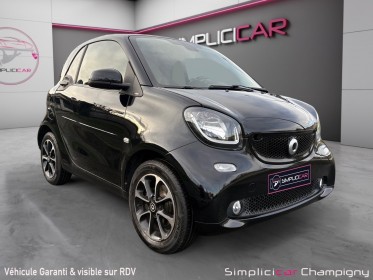Smart fortwo coupe 1.0 71 ch ba6 prime -sieges  cuir chauffant-toit panoramique-climatisation-camera et detecteur de recul...